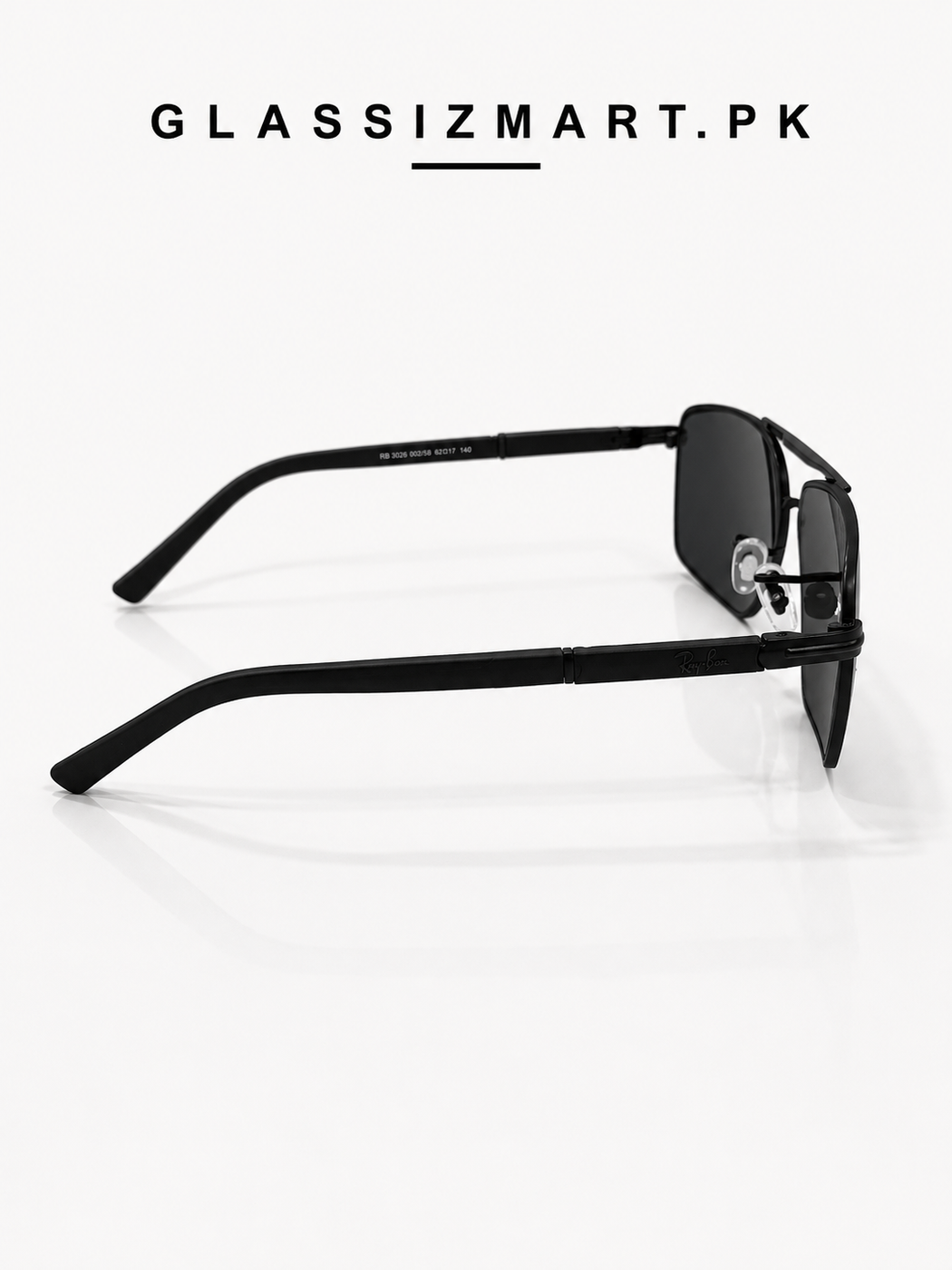 Rayban – 9713 - 56 – Black – Metal – Sunglasses