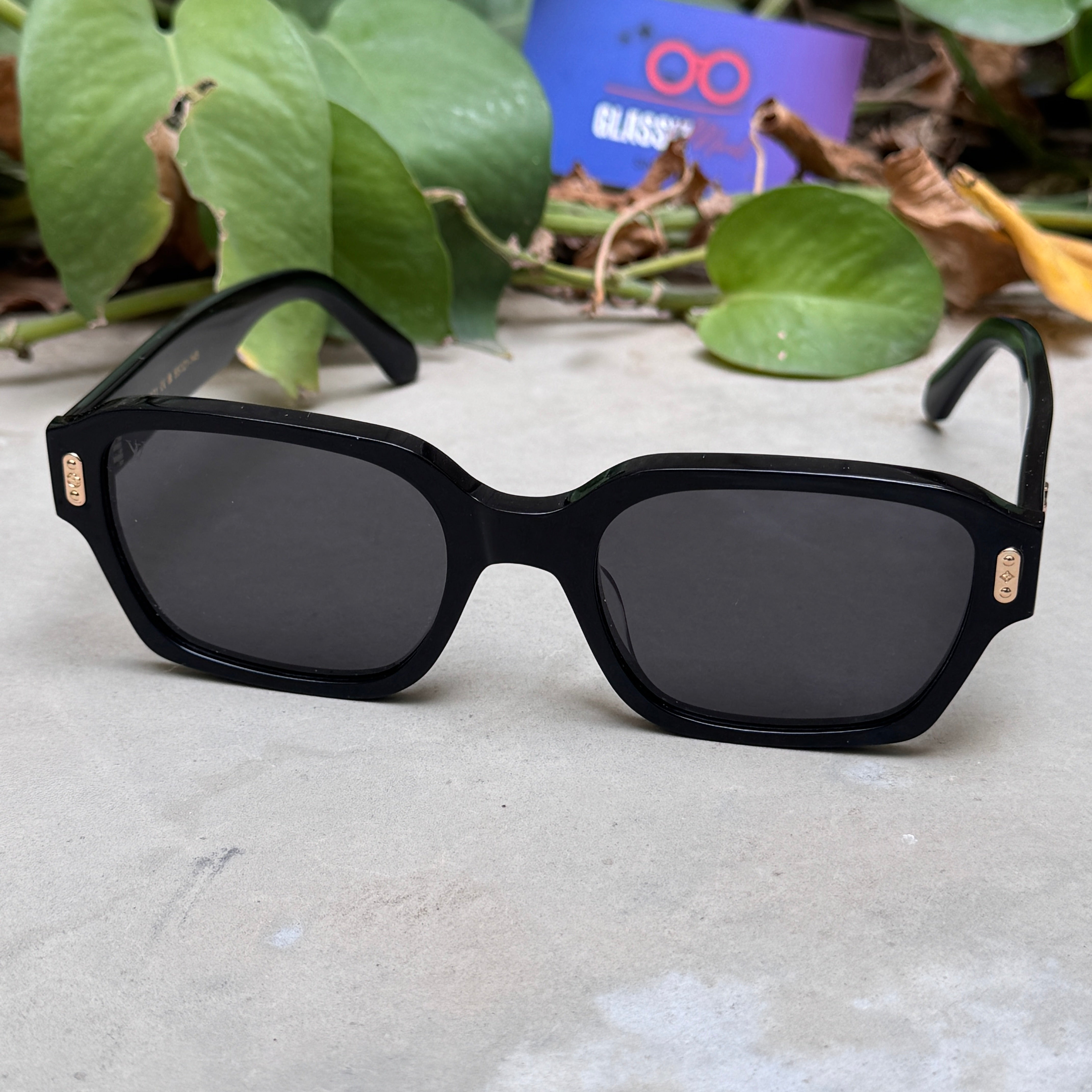 Louis Vuitton – 2676 - 55 - Black – Acetate - Sunglasses – Unisex - Premium