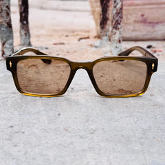 Moscot – 6041 – 53 - Transparent Green – Acetate  – Sunglasses - Unisex