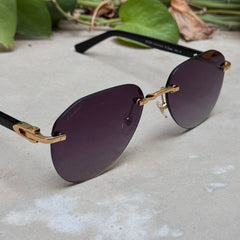 Cartier – 08175 - 60 –  Black Gradient - Metal - Sunglasses – Unisex - Premium