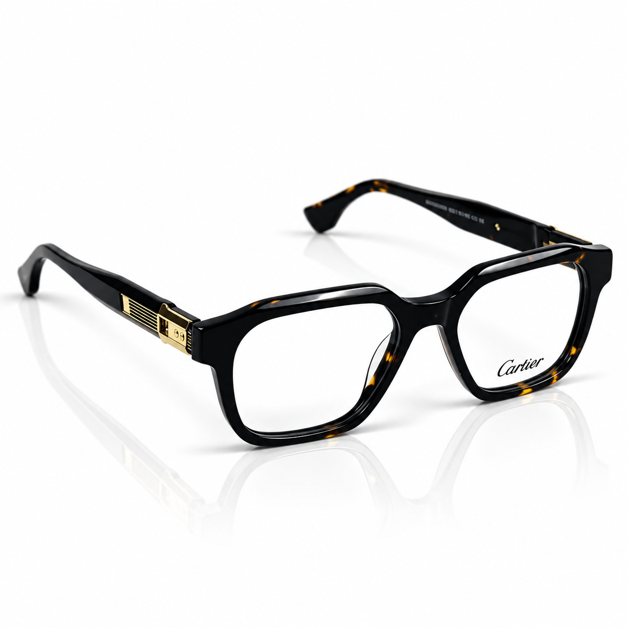 Cartier – 25266 – 52 – Tortoise –  Acetate- Optics – Unisex - Premium