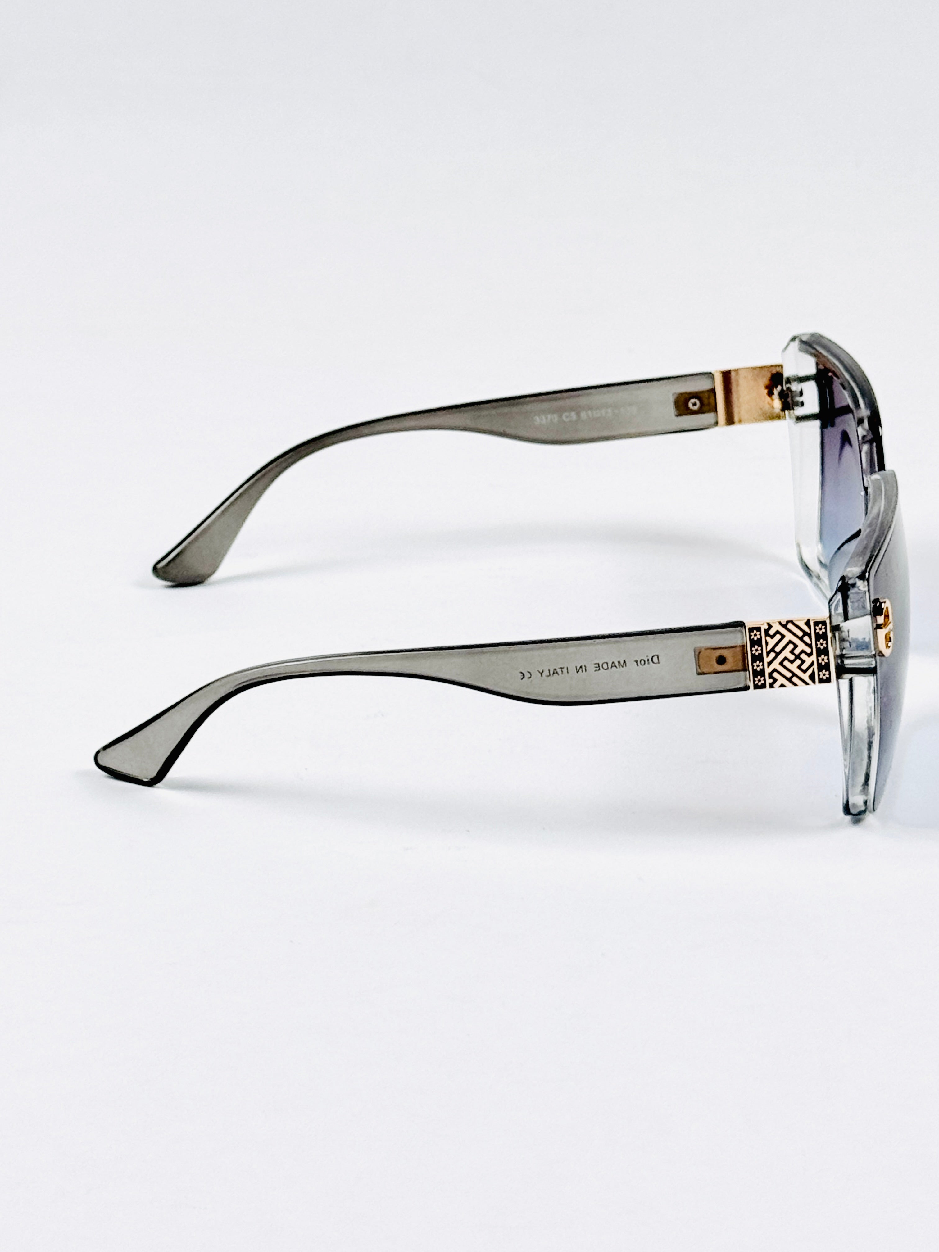 Dior - 3370 – 61 – Grey – Acetate – Sunglasses – Ladies