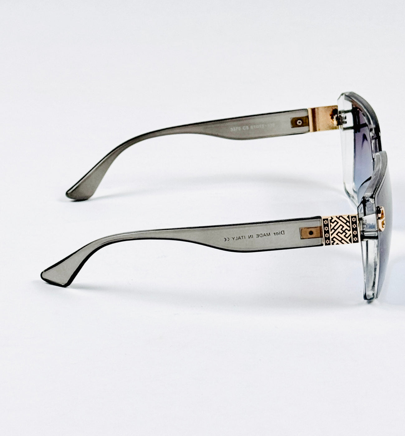 Dior - 3370 – 61 – Grey – Acetate – Sunglasses – Ladies