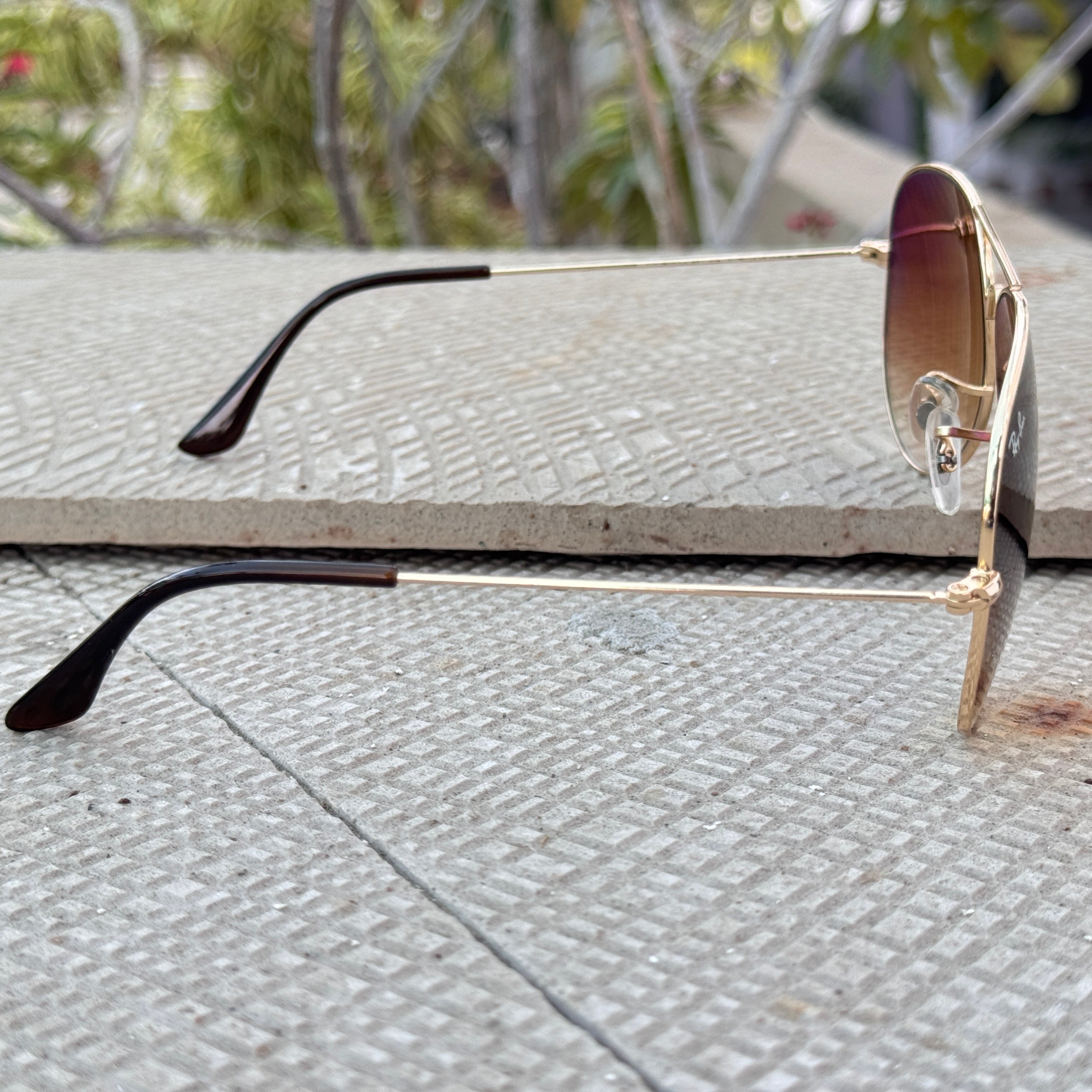 Rayban – 3035 – 62 – Golden Brown Gradient – Metal – Sunglasses – Unisex - Premium