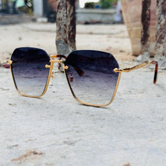 Gucci – 2019 - 61 – Black Gradient - Metal - Sunglasses – Ladies - Premium