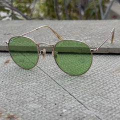 Rayban – 3447 – 50 – Golden Green – Metal – Sunglasses – Unisex - Premium