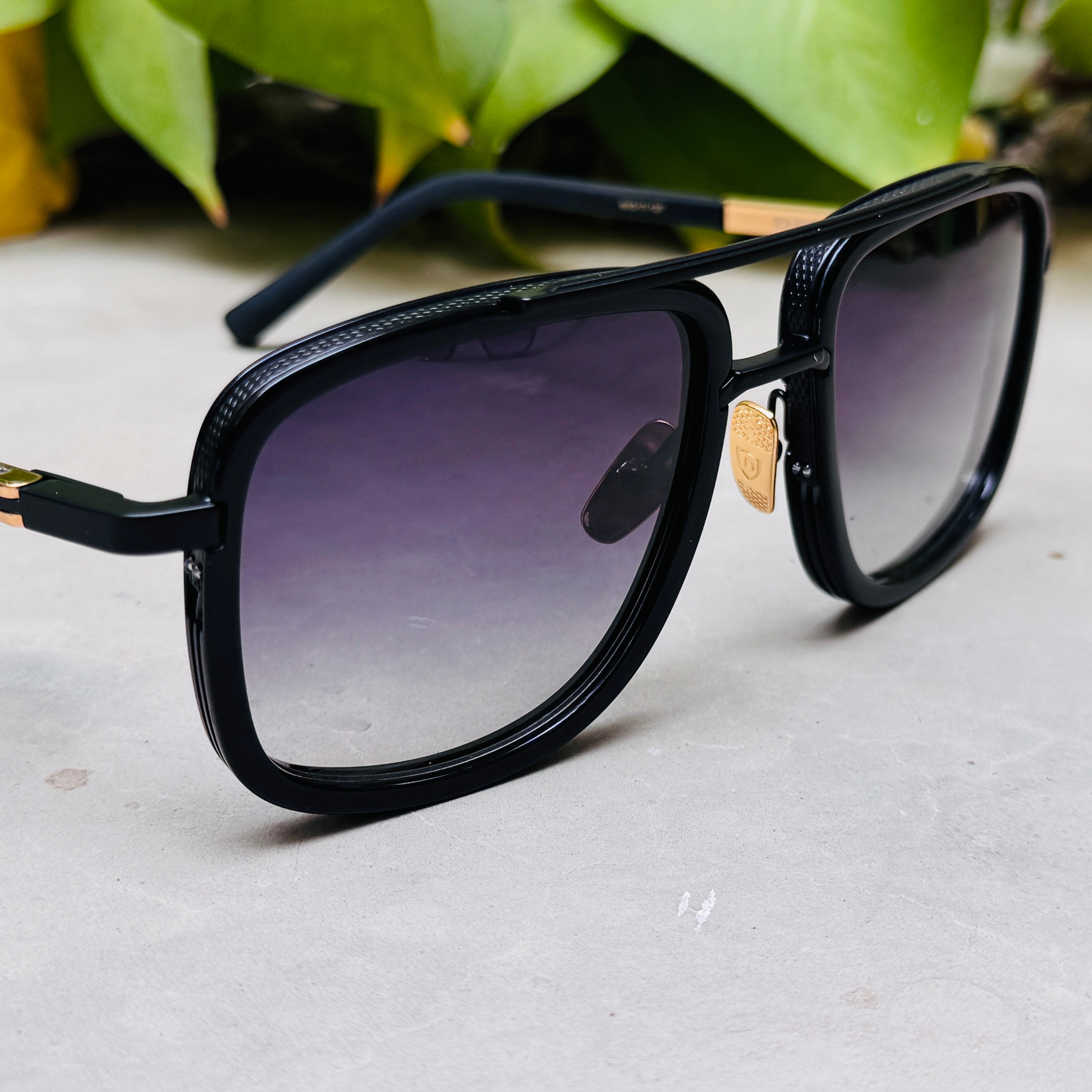 Dita – 2030 - 60 –  Black Gradient - Metal - Sunglasses – Unisex - Premium