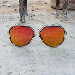 Gentle Monster – 129 - 58 – Silver Mercury - Metal - Sunglasses – Unisex - Premium