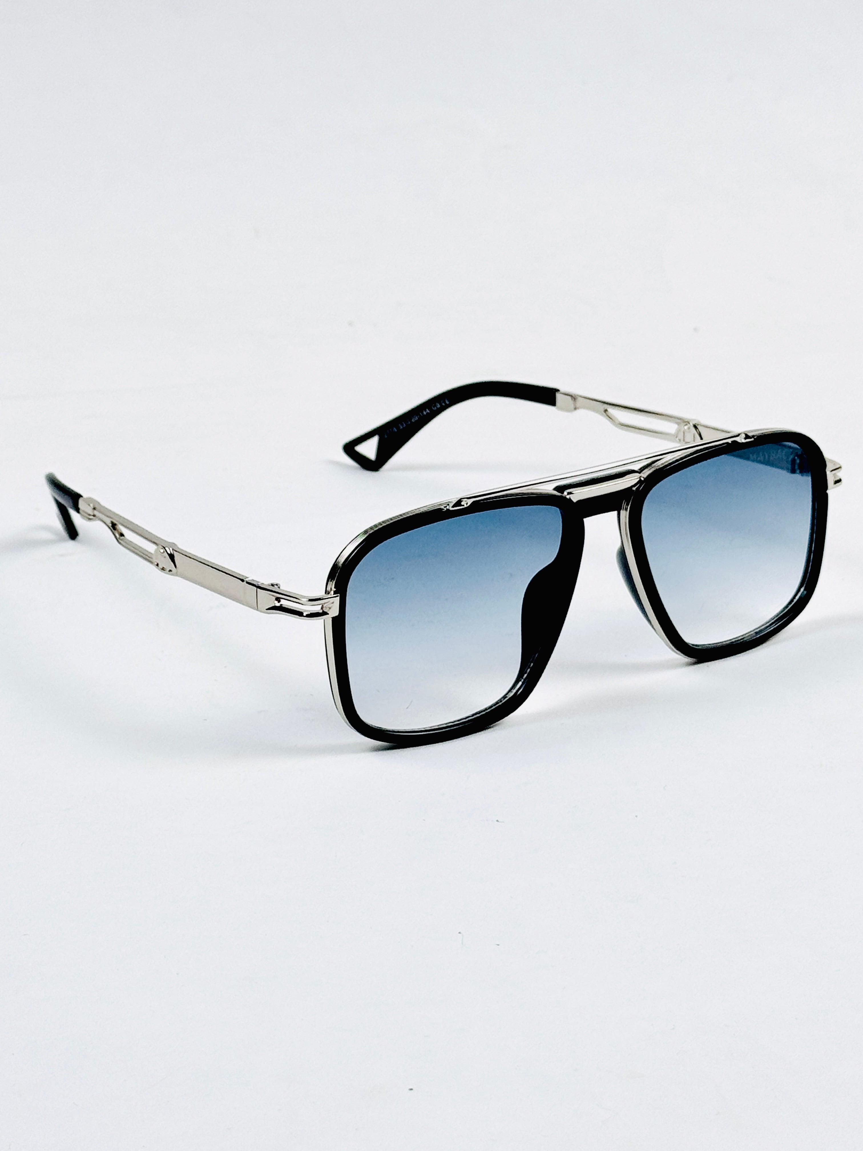 Cartier – 2778 – 53 – Silver Blue – Metal – Sunglasses – Unisex