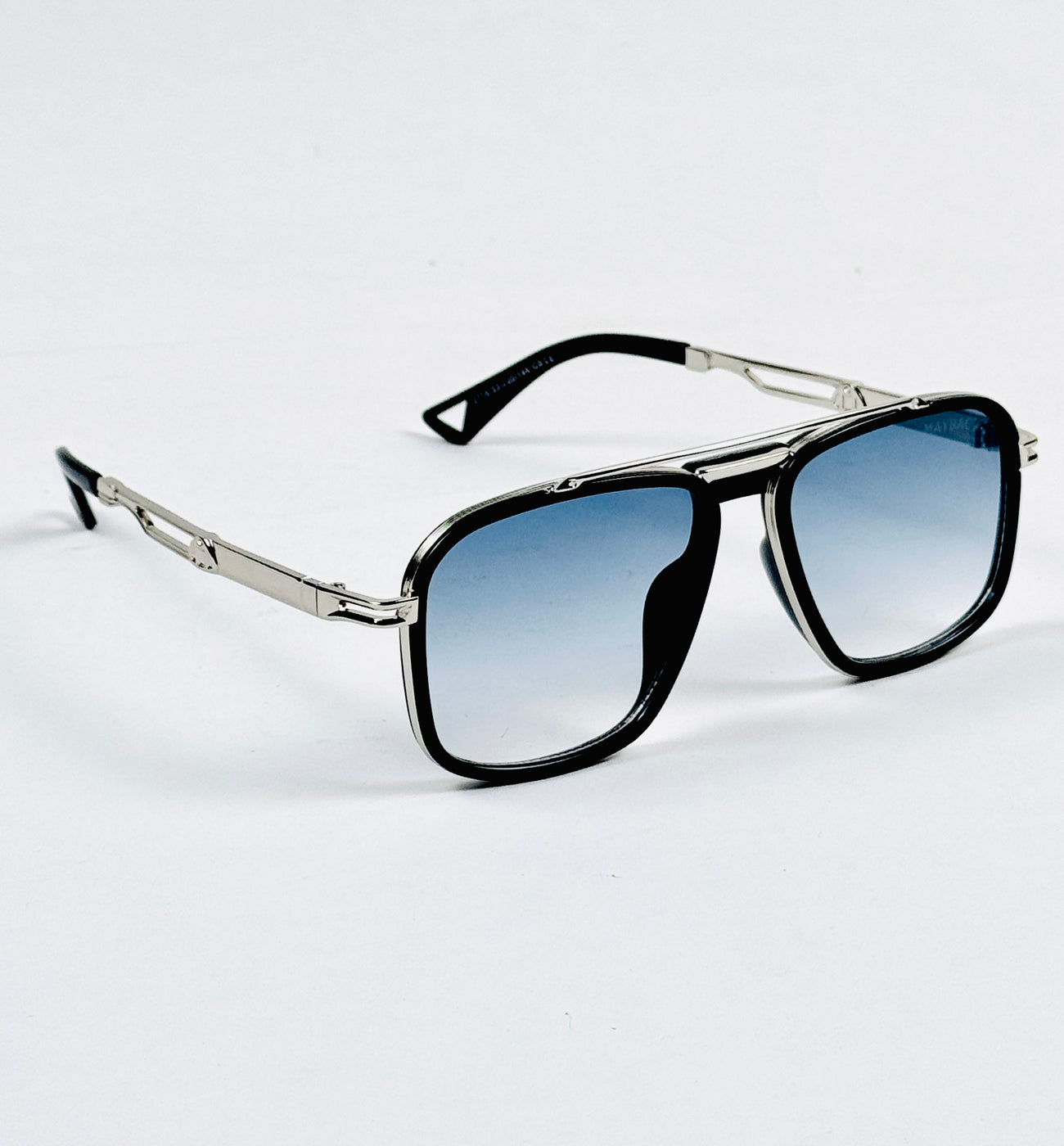 Cartier – 2778 – 53 – Silver Blue – Metal – Sunglasses – Unisex