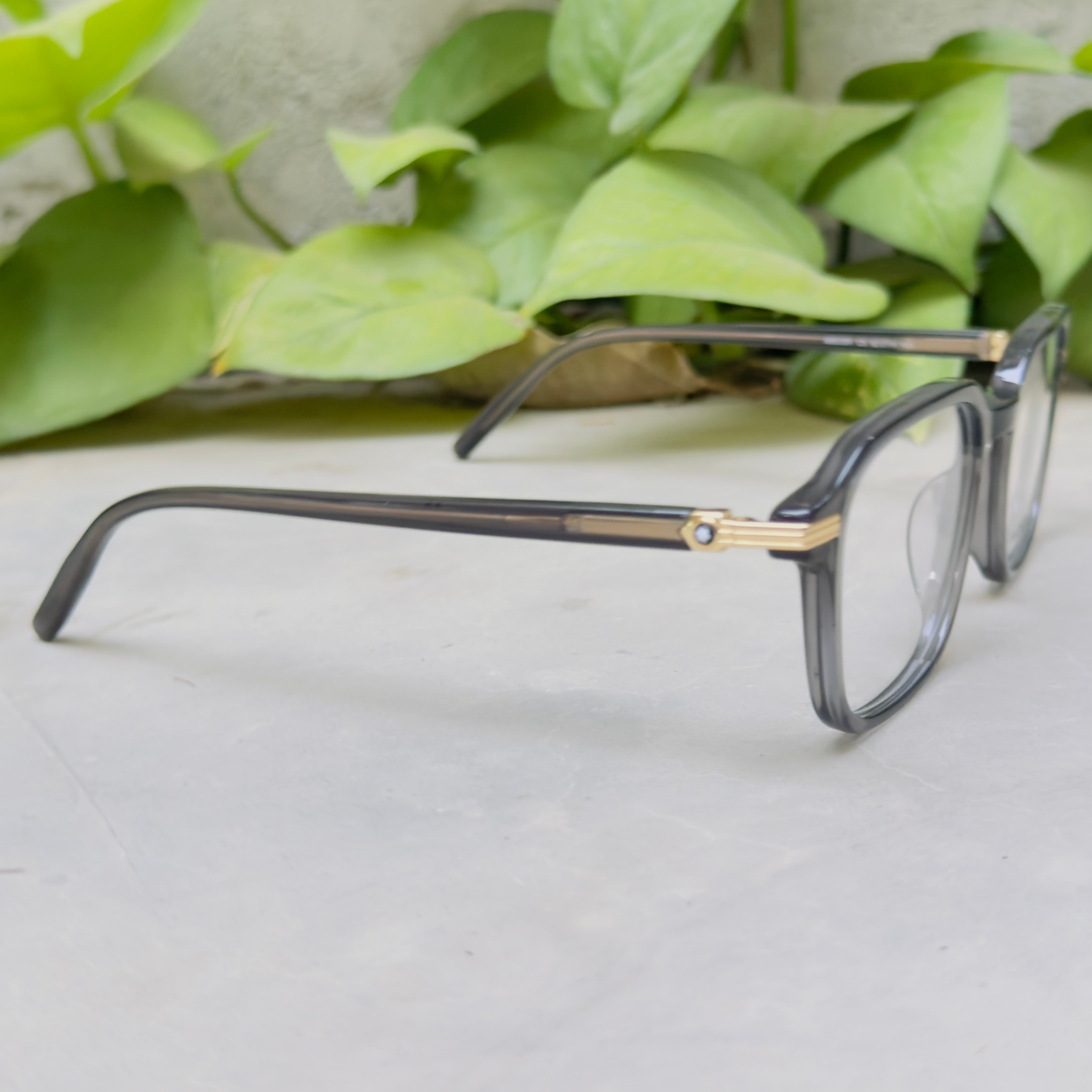 Mont Blanc – 0391 – 52 – Grey –  Acetate - Optics – Unisex - Premium