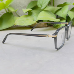 Mont Blanc – 0391 – 52 – Grey –  Acetate - Optics – Unisex - Premium