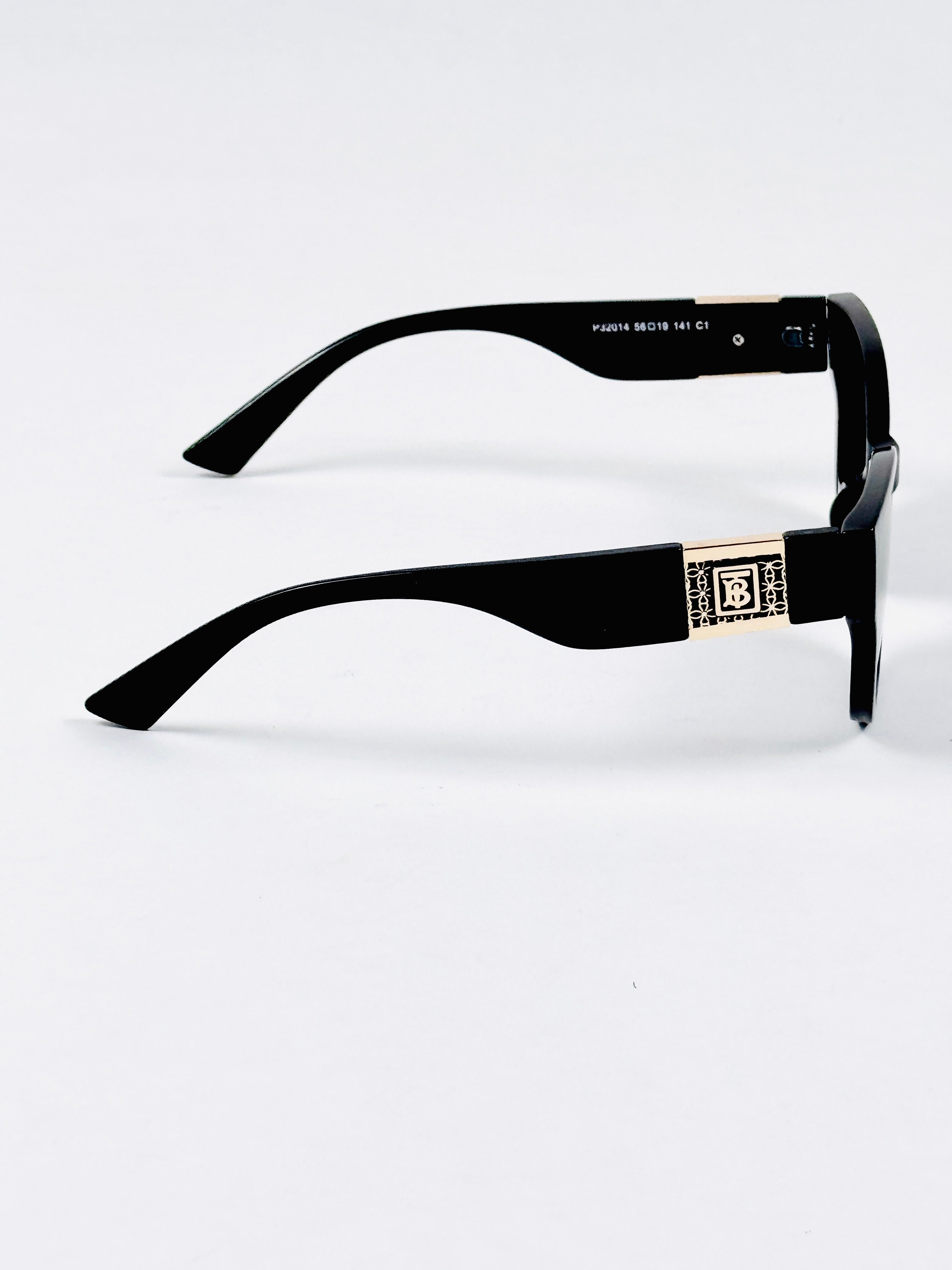 Burberry - 32014 – 56 – Black – Acetate – Sunglasses – Ladies