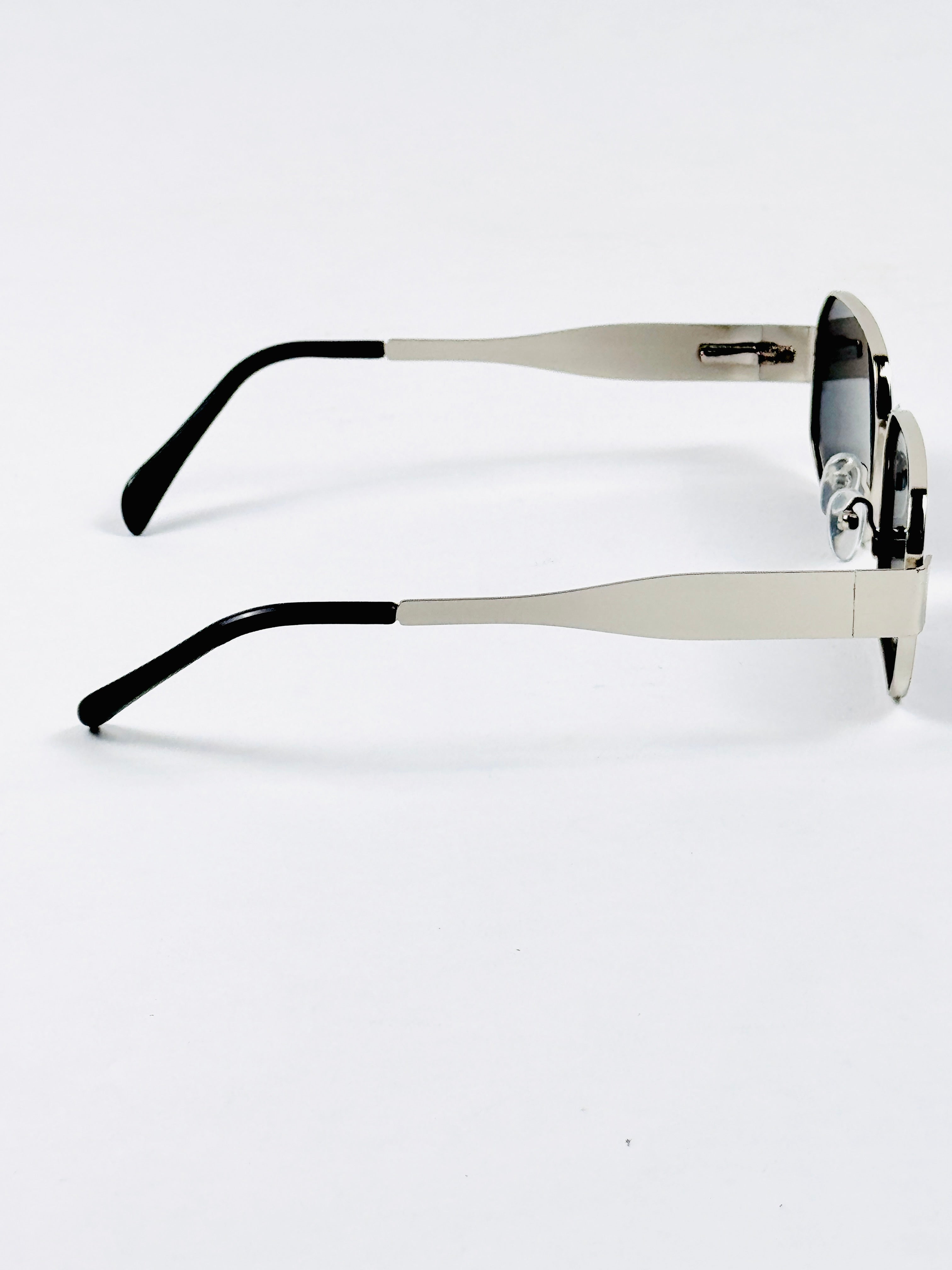 Celine – Triomphe - 55 – Silver Black – Metal – Sunglasses - Unisex