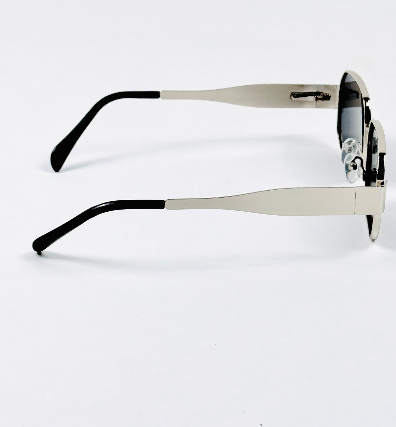 Celine – Triomphe - 55 – Silver Black – Metal – Sunglasses - Unisex