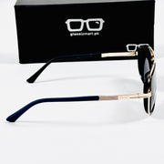 Cartier – A910 – 60 – Golden Black – Metal – Sunglasses – Unisex