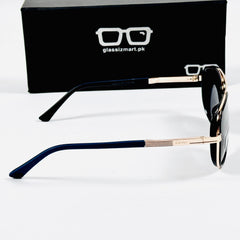 Cartier – A910 – 60 – Golden Black – Metal – Sunglasses – Unisex