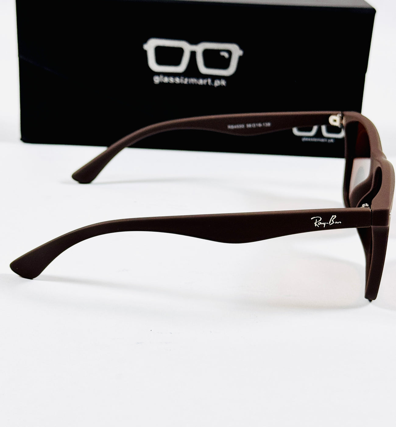 Rayban – 4550 – 56 – Brown – Acetate – Sunglasses – Unisex