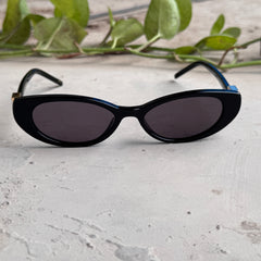 Gucci – 1680 - 52 – Black - Acetate - Sunglasses – Ladies - Premium