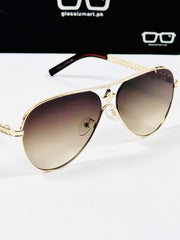 Lv– 2A808 – 57 – Brown Gradient – Metal - Sunglasses – Unisex