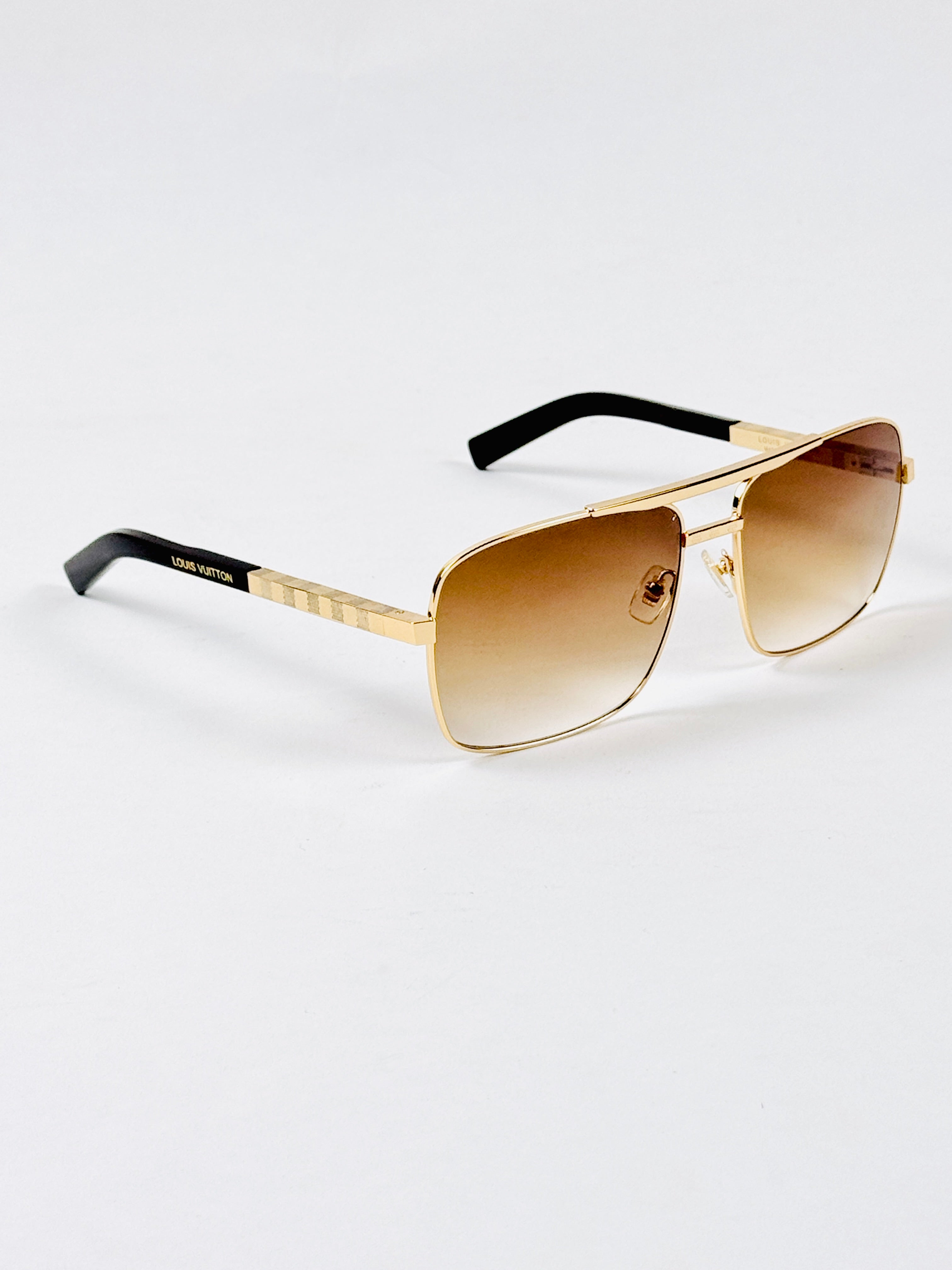 Louis Vuitton – 0259 - 61 – Golden Brown Gradient - Metal - Sunglasses – Unisex - Premium