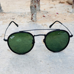 Rayban – 3647 – 51 – Black Green – Metal – Sunglasses – Unisex