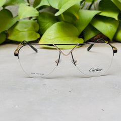 Cartier – 90455 – 54 – Golden Black –  Metal - Optics – Unisex