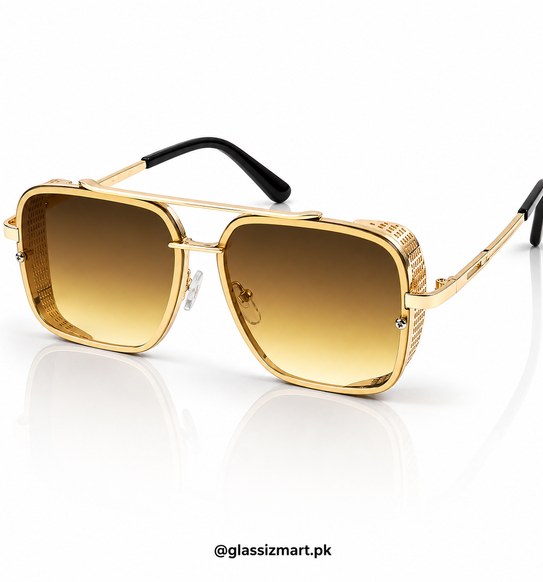 Dita – 77 – 48 – Golden Brown – Metal – Sunglasses – Unisex