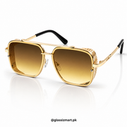 Dita – 77 – 48 – Golden Brown – Metal – Sunglasses – Unisex