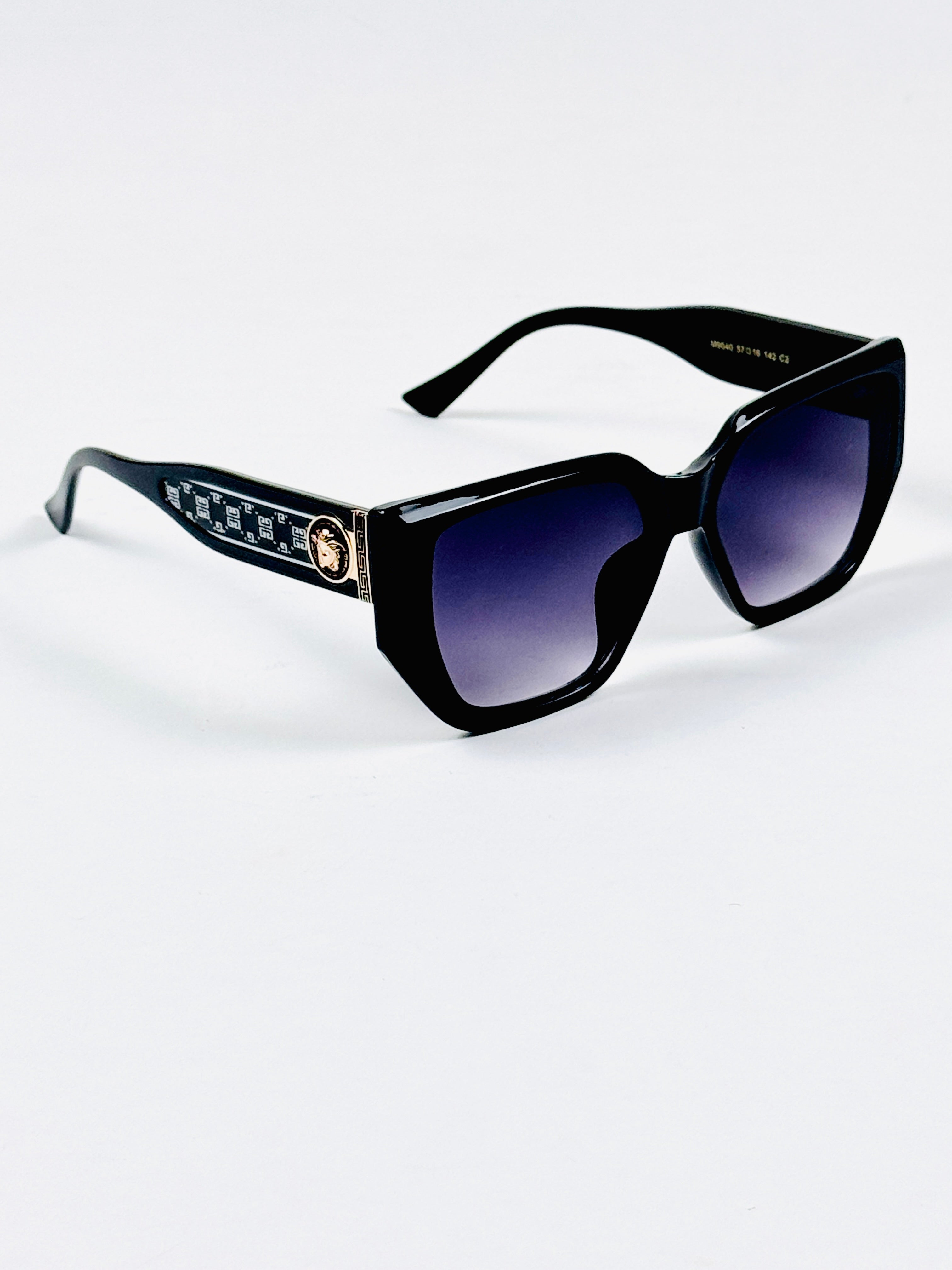 Versace - 9040 – 57 – Black Gradient – Acetate – Sunglasses – Ladies