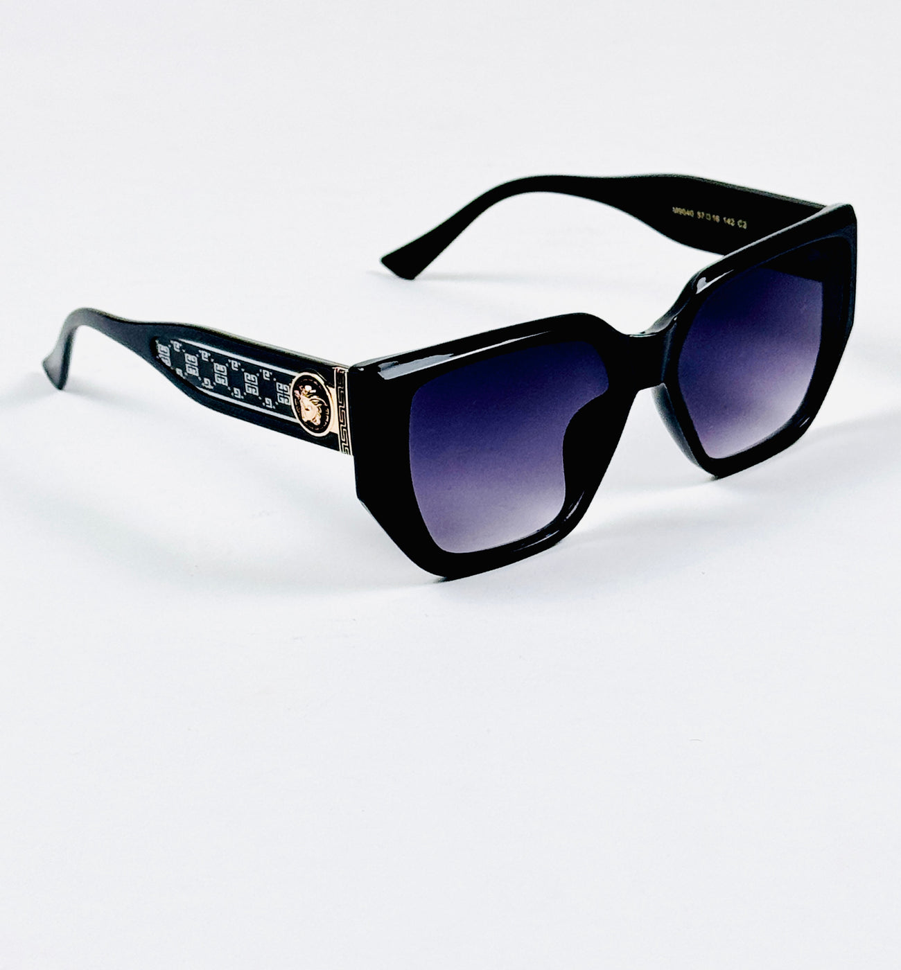 Versacee - 9040 – 57 – Black Gradient – Acetate – Sunglasses – Ladies
