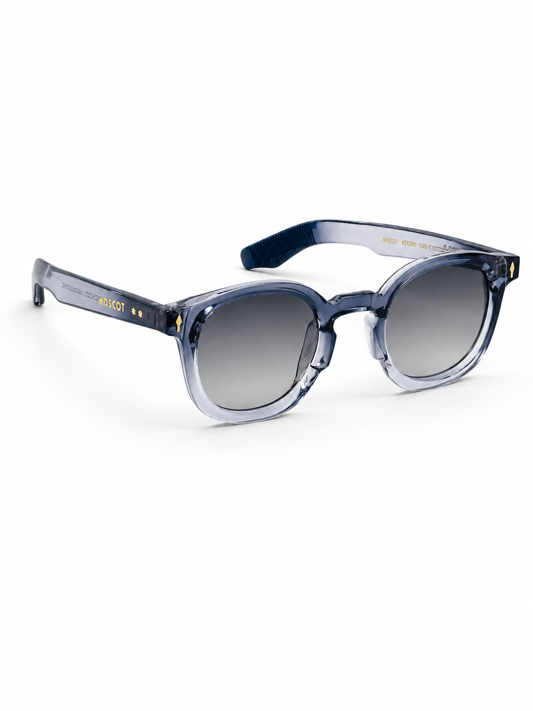 Moscot - 47 - Transparent Blue – Acetate  – Sunglasses - Unisex