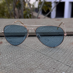 Rayban – 3035 – 62 – Golden Blue – Metal – Sunglasses – Unisex - Premium