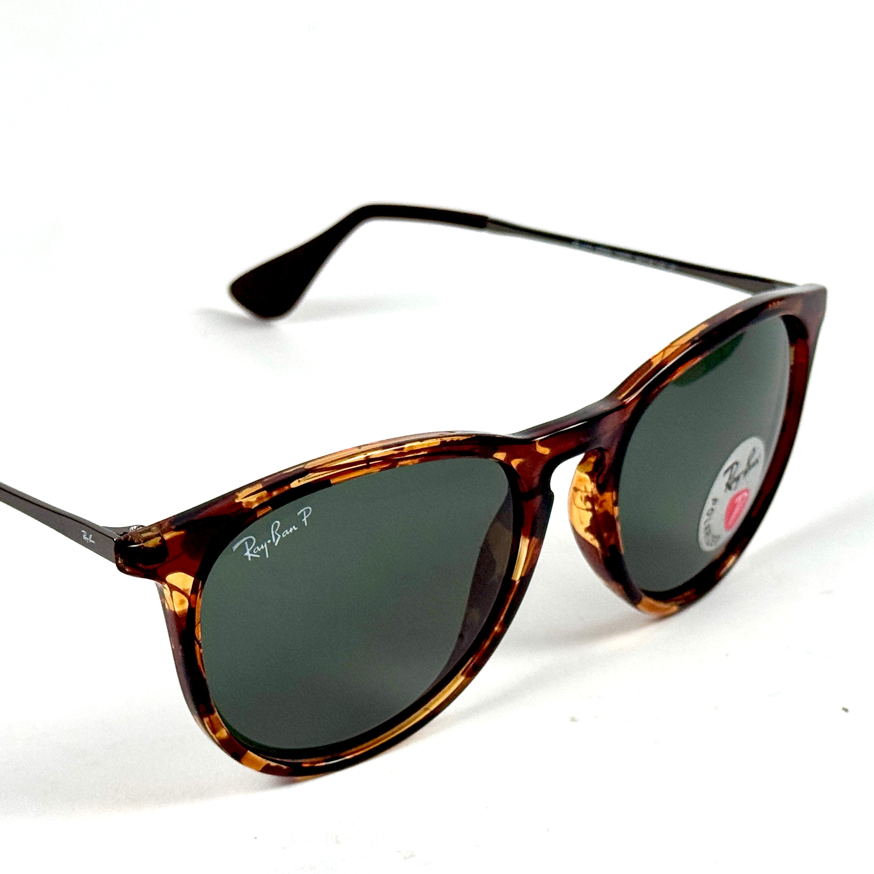 RayBan – 4171 – 54 – Tortoise Green –  Acetate- Sunglasses – Unisex - Premium