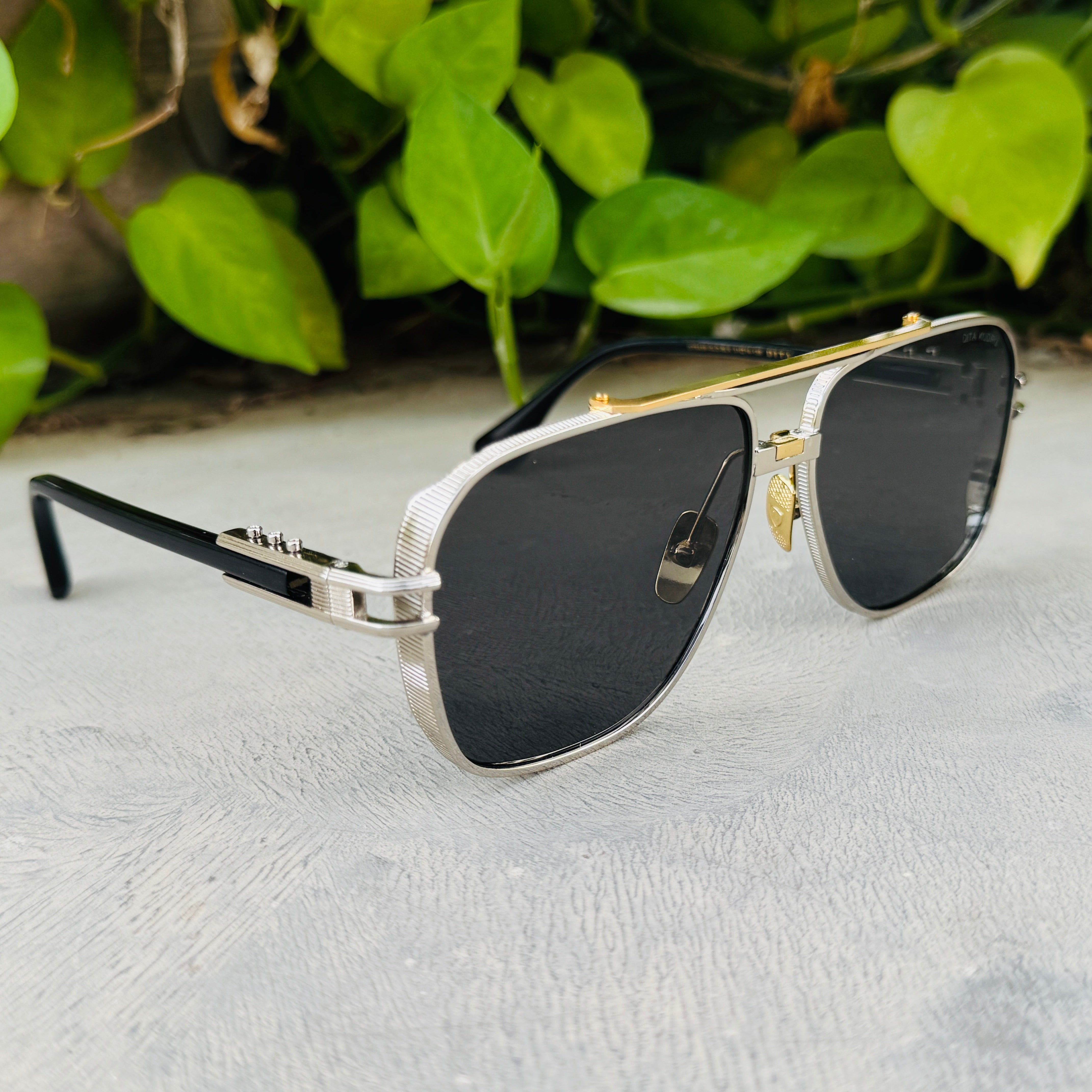 Dita – 436 - 61 – Silver Black – Metal - Sunglasses – Unisex - Premium