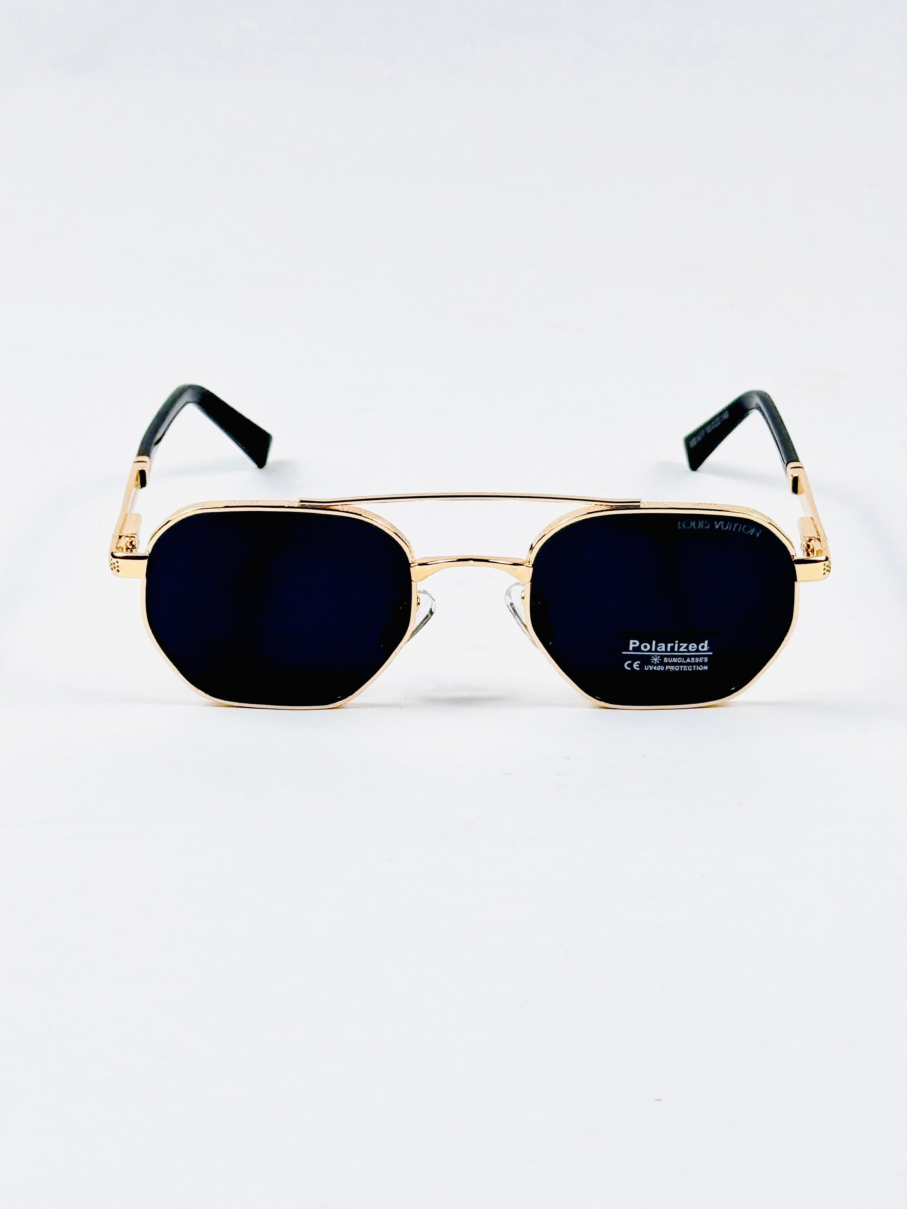 Louis Vuitton – 1417 – 50 – Golden Black – Metal – Sunglasses – Unisex