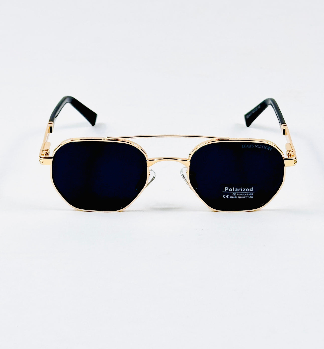 Louis Vuitton – 1417 – 50 – Golden Black – Metal – Sunglasses – Unisex