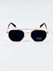 Louis Vuitton – 1417 – 50 – Golden Black – Metal – Sunglasses – Unisex
