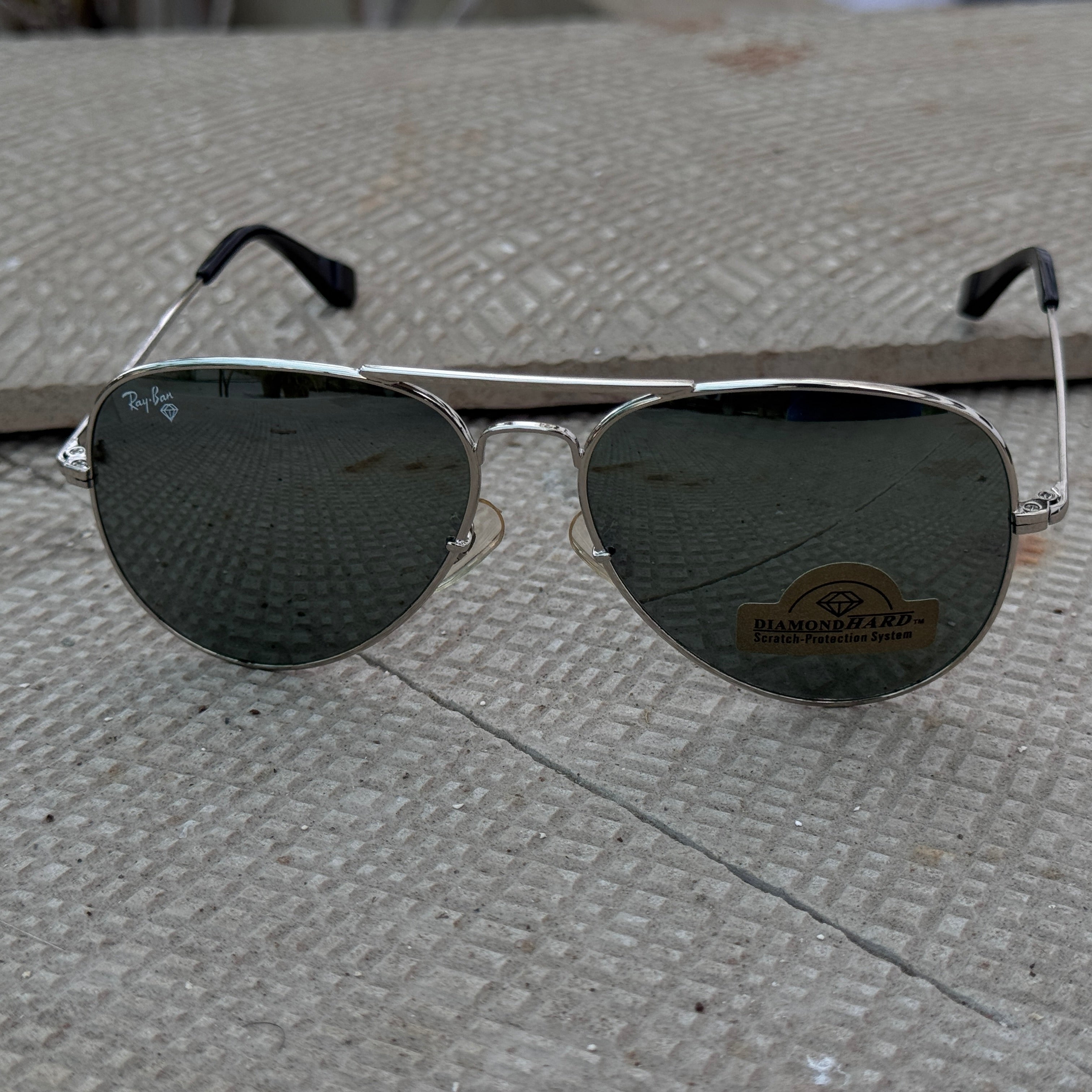 Rayban – 3035 – 62 – Silver Grey – Metal – Sunglasses – Unisex - Premium