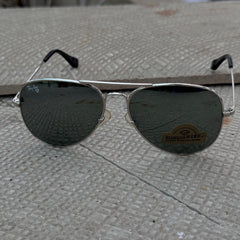 Rayban – 3035 – 62 – Silver Grey – Metal – Sunglasses – Unisex - Premium