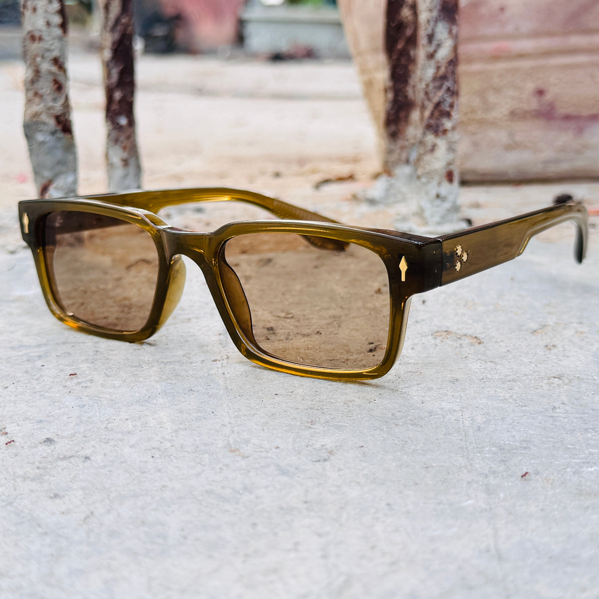 Moscot – 6041 – 53 - Transparent Green – Acetate  – Sunglasses - Unisex