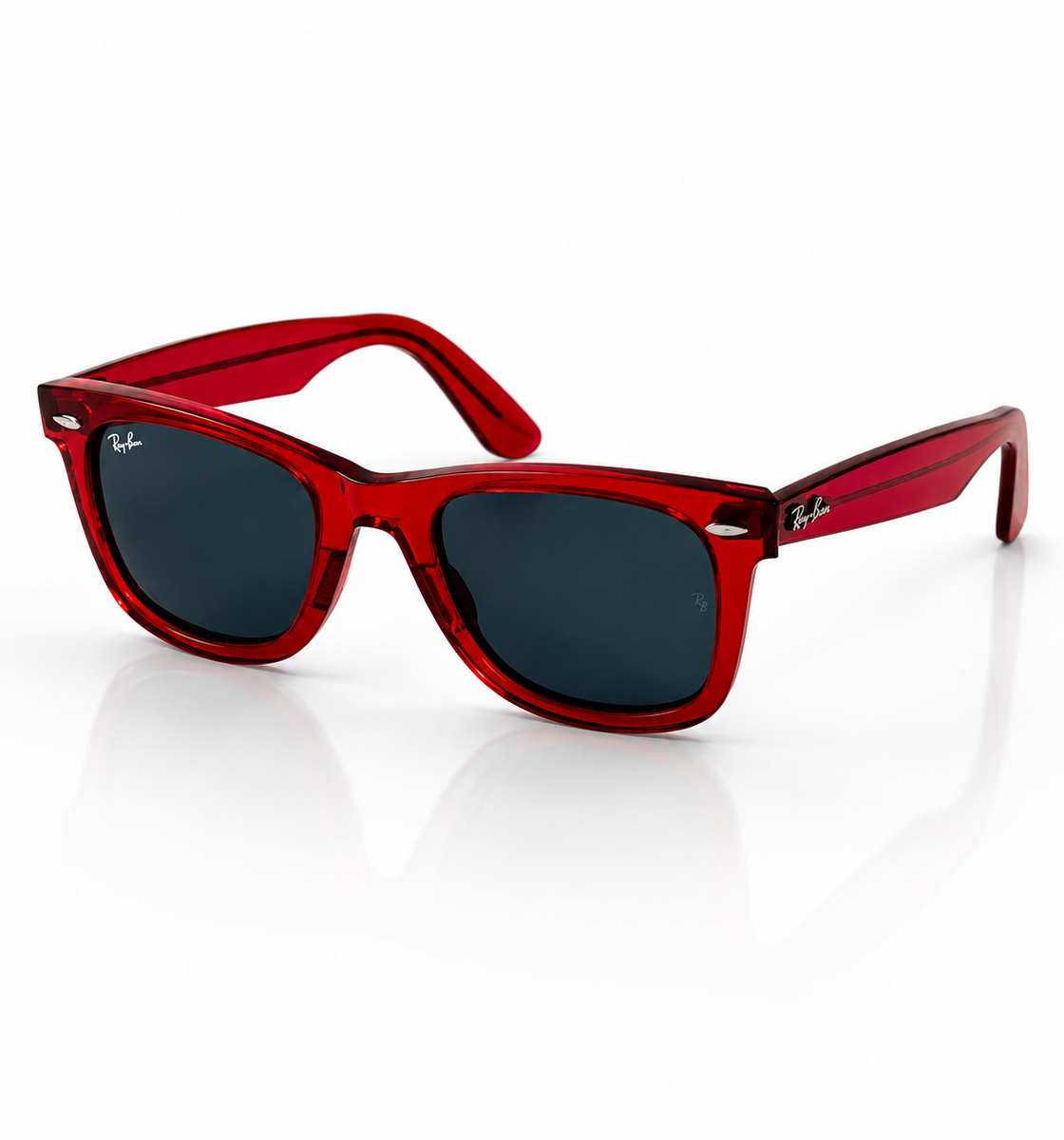 RayBan – 2140 – 50 – Red Black –  Acetate- Sunglasses – Unisex - Premium