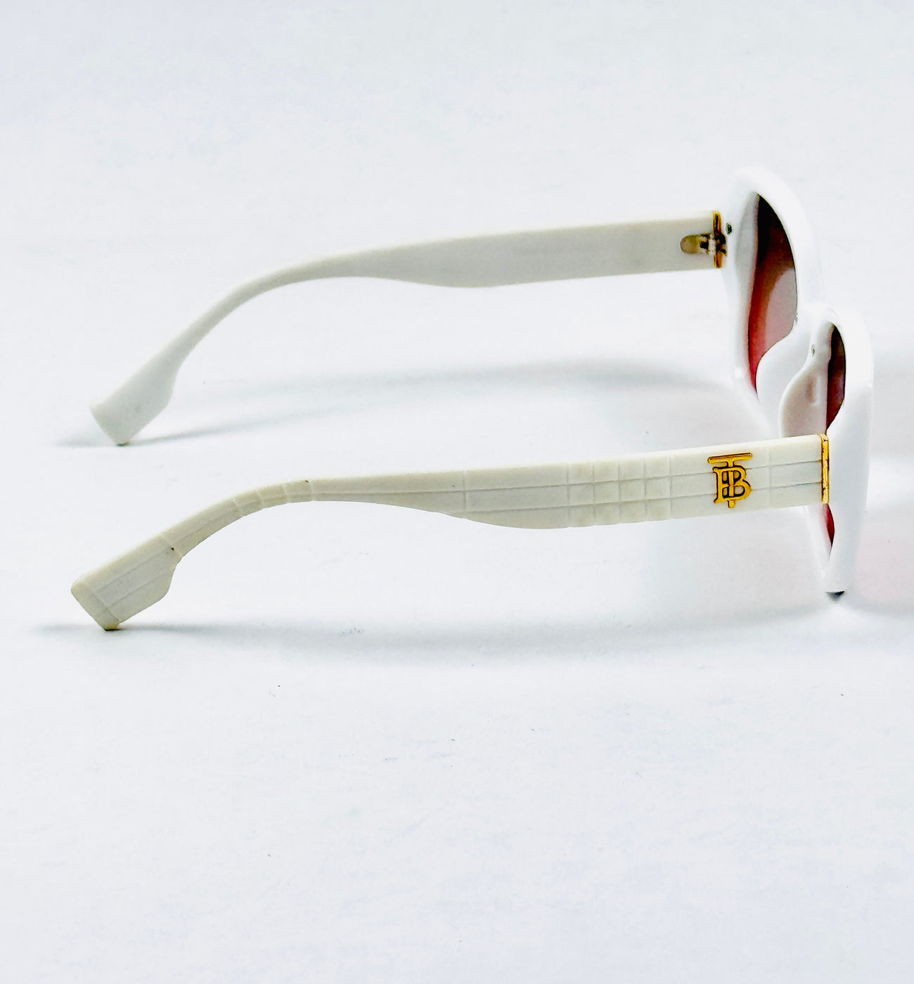 Burberry – 7904 –61 – White Pink – Acetate – Sunglasses – Ladies