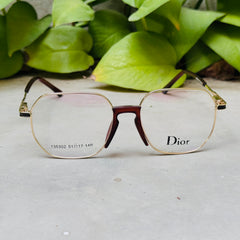 Dior – 135302 – 54 – Golden Brown –  Metal - Optics – Unisex
