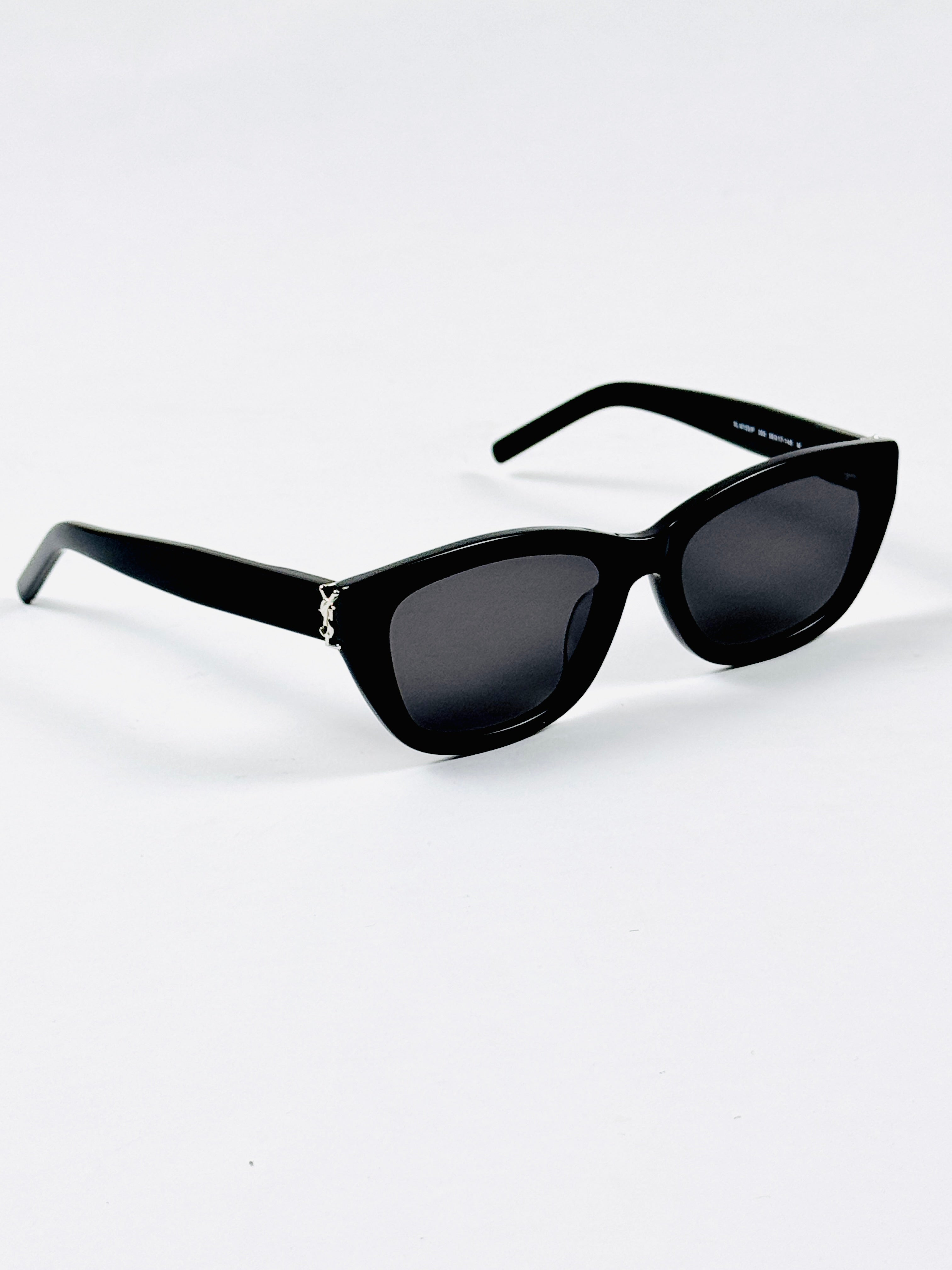 Ysl – 94 - M153 – Silver Black – Acetate - Sunglasses – Ladies - Premium