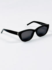 Ysl – 94 - M153 – Silver Black – Acetate - Sunglasses – Ladies - Premium