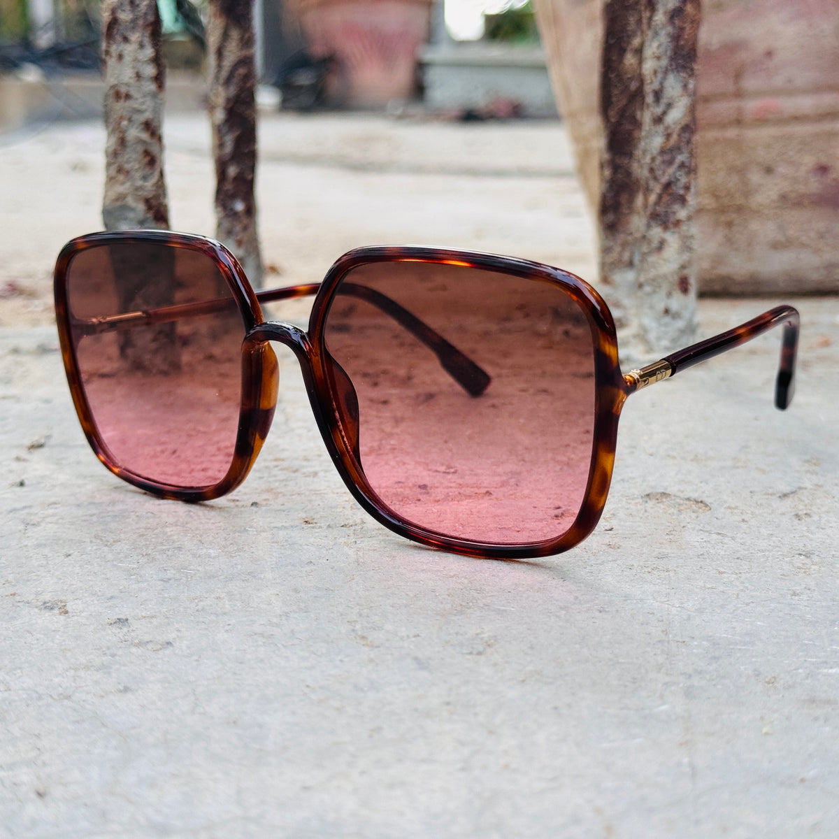 Dior – 807 - 59 – Tortoise Red - Acetate - Sunglasses – Ladies - Premium