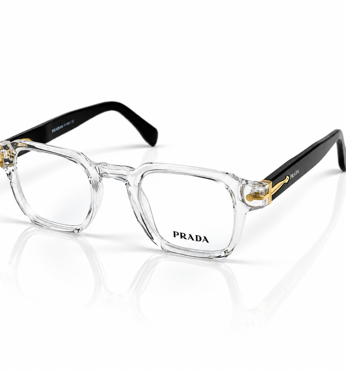 Prada – 6916 – 54 – Black –  Acetate- Optics – Unisex - Premium