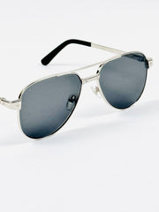 Cartier – 0425 - 59 – Silver Black - Metal - Sunglasses – Unisex - Premium