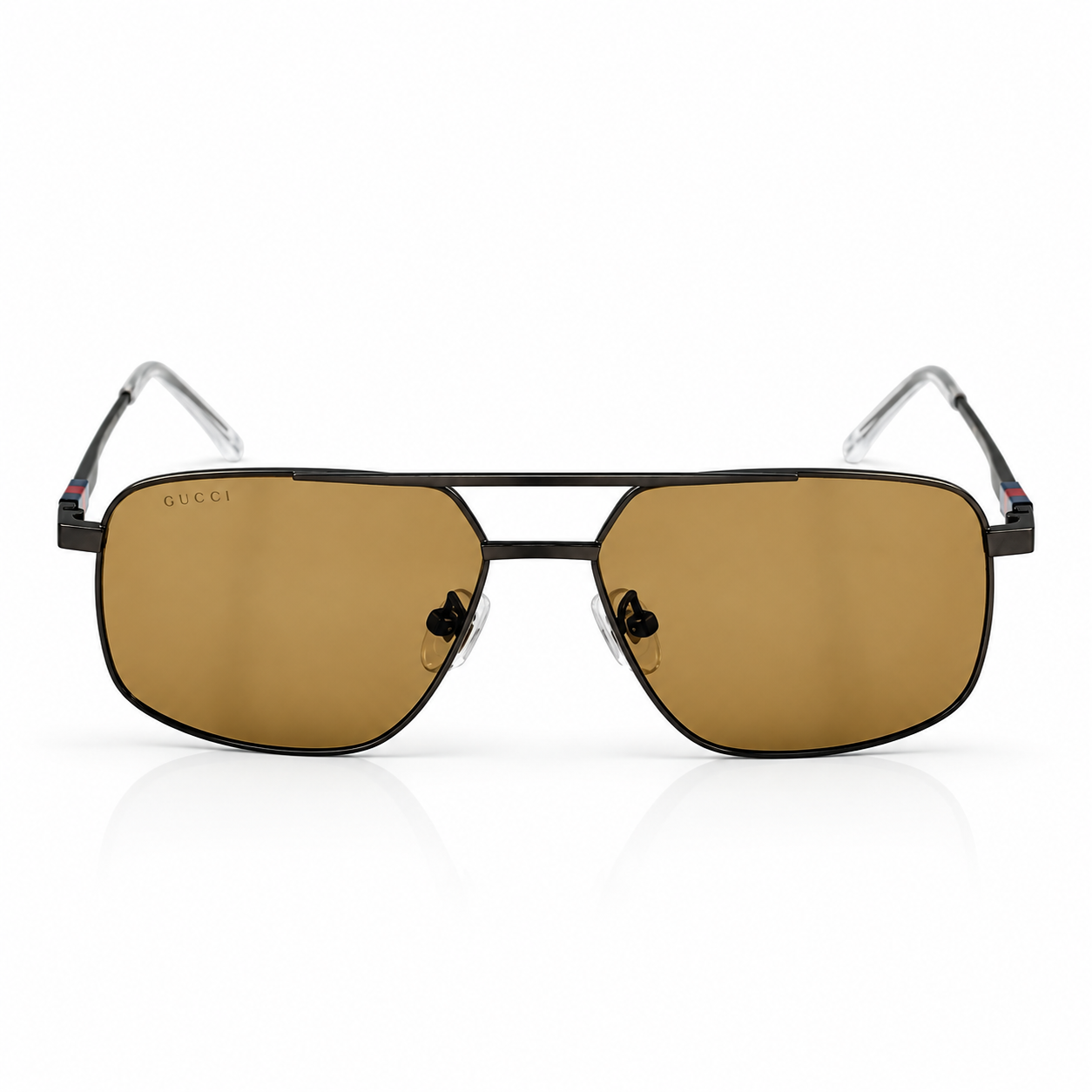 Gucci – 1676 - 58 – Brown - Metal - Sunglasses – Unisex - Premium